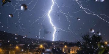 Стихия внезапно обрушилась на Дагомыс в ночь на четверг