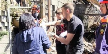 На месте разрушенного в результате беспилотной атаки дома в Туапсе нашли кошку