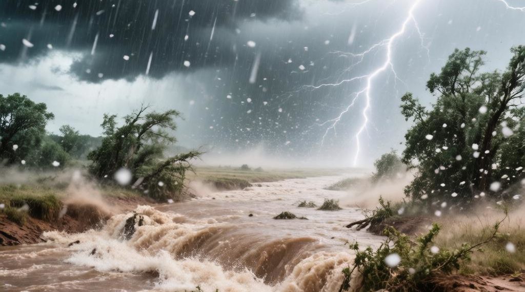 На Кубани объявлено штормовое предупреждение из-за опасной погоды