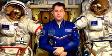 Космонавт Федяев поздравил жителей Геленджика с Пасхой прямо с борта МКС