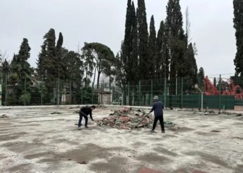 В сочинском парке Ривьера заменят 15 тысяч квадратов плитки