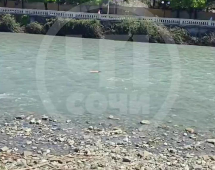 Тело молодого мужчины плыло по реке Сочи днём 26 апреля