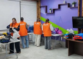 Туапсинцы несут гуманитарную помощь пострадавшим от атаки БПЛА