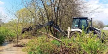 В Белореченском районе подтопило 131 придомовую территорию