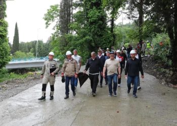 В Сочи продолжается строительство обхода Адлера