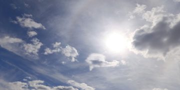 В понедельник над Сочи засняли необычное природное явление