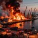 Оперштаб Кубани: в Туапсе загорелся морской терминал после атаки БПЛА
