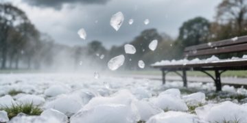 Град размером с абрикос не пощадил клубнику в нескольких районах Кубани