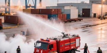Оперштаб: на территории морпорта в Темрюке ликвидировали возгорание