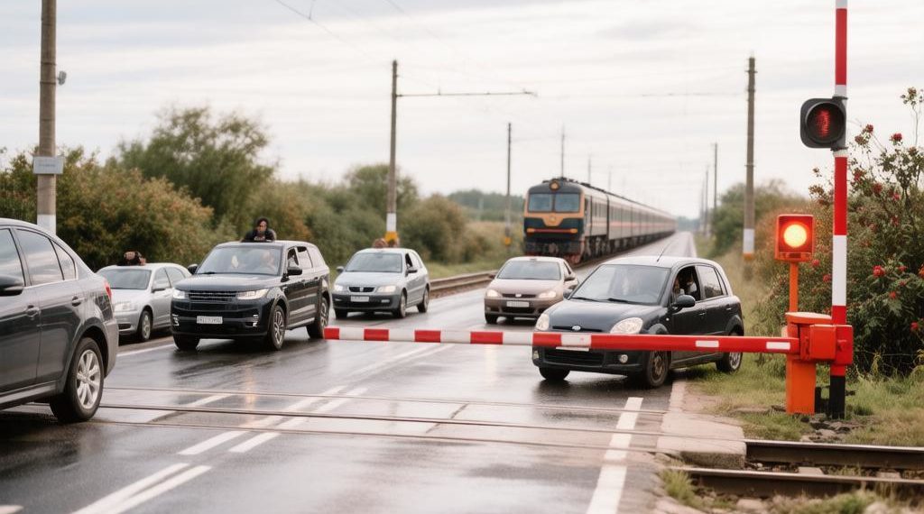 В Краснодаре на ночь ограничат движение по одному из ж/д переездов