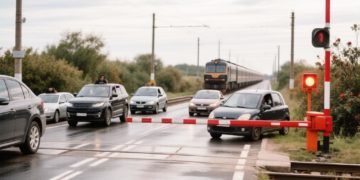В Краснодаре на ночь ограничат движение по одному из ж/д переездов