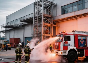 В Новороссийске потушили пожар на перевалочном комплексе после атаки БПЛА