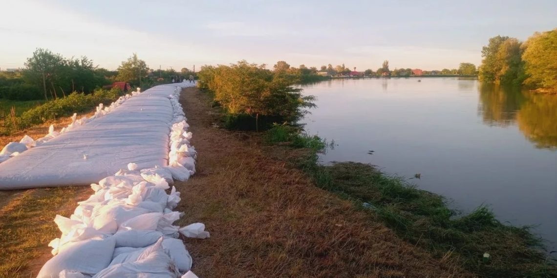 Уровень воды практически на всем протяжении реки Кубань снизился