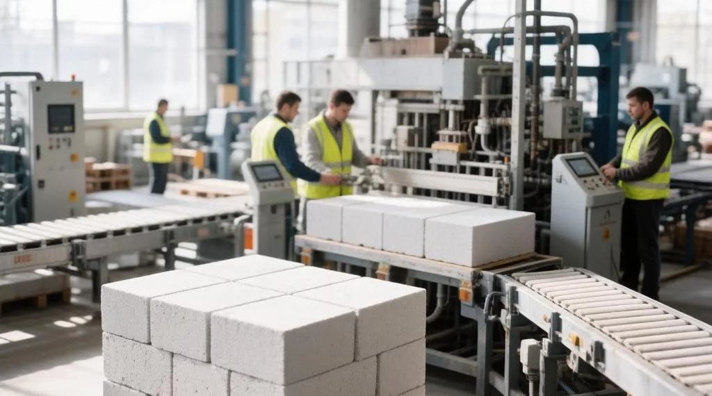 Завод по производству газобетонных блоков продают на Кубани за 55 млн рублей