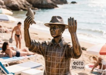 Образ фронтовика за 100 рублей: скульптура Никулина в Туапсе возмутила горожан