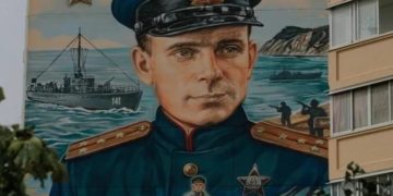 В Анапе открыли Стену памяти в честь Героя Советского Союза Дмитрия Калинина