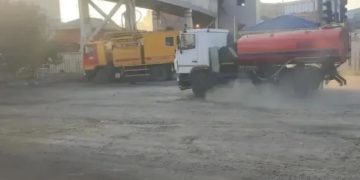 В Новороссийске восстановили движение по улице Магистральной