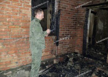 Мужчина и женщина погибли в результате пожара в Краснодарском крае