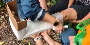 В горах Сочи спасли 61-летнюю туристку с травмой ноги